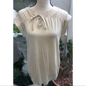 Trovata Tie Neck Blouse Size Small